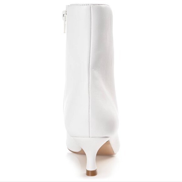 Journee Collection Women's Arely Kitten Heel Pointed Toe Dress Booties - NEW - Picture 3 of 9